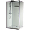 Panneaux de Fond en Verre Blanc 100x80cm ALTERNA pour Cabine de Douche Concerto 2