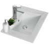 Plan Vasque NEOVA Primo en Céramique Blanc L70cm P46cm