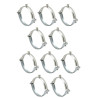 Lot de 10 Colliers de Supportage AIRFRANE Diamètre 500mm pour Fixation de Gaines ou Conduits Circulaires - CG500