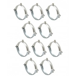 Lot de 10 Colliers de Supportage AIRFRANE Diamètre 500mm pour Fixation de Gaines ou Conduits Circulaires - CG500