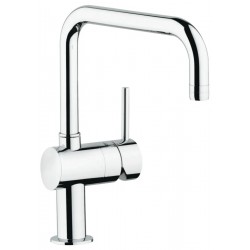Mitigeur de Cuisine GROHE Minta Monocommande Évier Monotrou Bec U Orientable Mousseur Chrome - 32488000