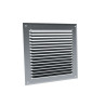 Lot de 10 Grilles d'Aération ANJOS Aluminium 100x100 - 6802 - NEUVE