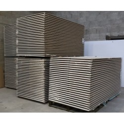 Cloison Alvéolaire Cartonné Thermo-Acoustique PLACO Placoplan 2,50x1,20m Ép.50mm - C05002500