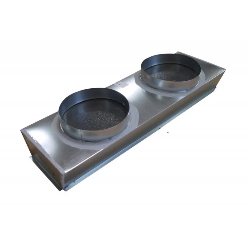 Plénum de Reprise Isolé M1 Taille XXS pour Gainable RAV-SM404SDT-E Piquages 2x200 - PLREP-TOSH-XXS - NEUF