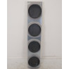 Plénum de Reprise Isolé M1 OME Taille L pour Gainable PEAD-RP PEAD-SP Piquages 4x250 - PLREP-MITSU-L