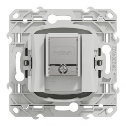 Prise TV/FM SCHNEIDER Odace Fin de Ligne pour Système en Série Blanc - S520452