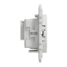 Prise TV/FM SCHNEIDER Odace Fin de Ligne pour Système en Série Blanc - S520452
