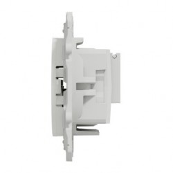 Prise TV/FM SCHNEIDER Odace Fin de Ligne pour Système en Série Blanc - S520452