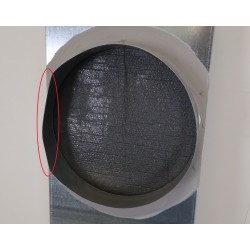 Plénum de Reprise Isolé M1 OME Taille M pour Gainable PEAD-RP PEAD-SP Piquages