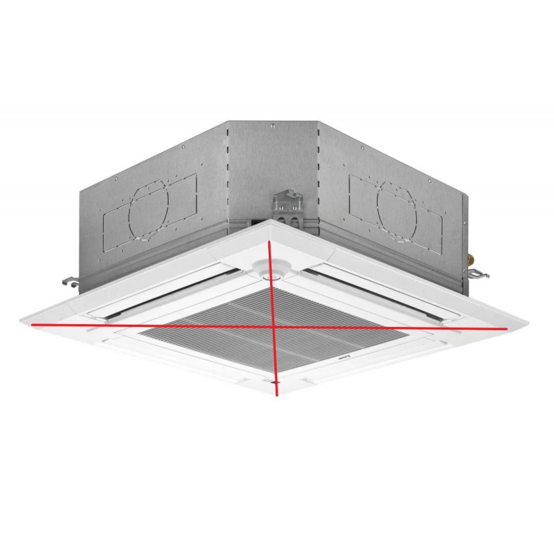 Unité Intérieure Cassette de Climatisation Réversible 14kW MITSUBISHI Inverter 4 Voies - PLA-SM140EA