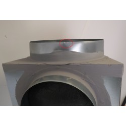 Plénum de Soufflage Isolé M1 OME Taille L pour Gainable PEAD-RP PEAD-SP Piquage