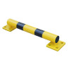 Butée de Protection pour Parking VISO Longueur 800mm Noir et Jaune - TPX800NJ