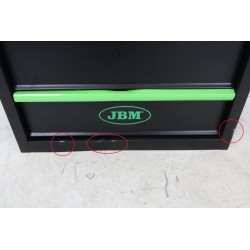 Ensemble de Meubles Modulaires pour Garage JBM Noir - E4MG - NEUF Déclassée en stock