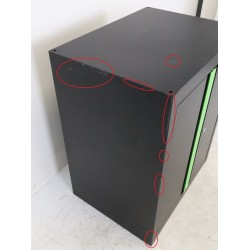 Ensemble de Meubles Modulaires JBM Noir - E4MG - NEUF Déclassée