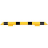 Butée de Protection pour Parking CRASH STOP Longueur 1200mm Acier Galvanisé Jaune et Noir - 60-30