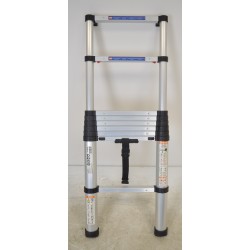 Échelle Télescopique Aluminium 9 Marches ARTUB X-Scopic Brico Hauteur d'Accès 3,5m