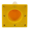 Poteau de Protection pour Parking VISO Hauteur 1000mm ∅160mm Noir et Jaune