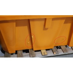 Bac de Rétention 1650L avec Caillebotis en Acier Galvanisé pour 3 IBC Pas Cher