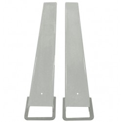 Paire de Rallonges de Fourches Ouvertes STOCKMAN Galvanisées 2200x125mm Charge 1750kg - EXOG22/125