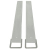 Paire de Rallonges de Fourches Ouvertes STOCKMAN Galvanisées 2200x125mm Charge 1750kg - EXOG22/125