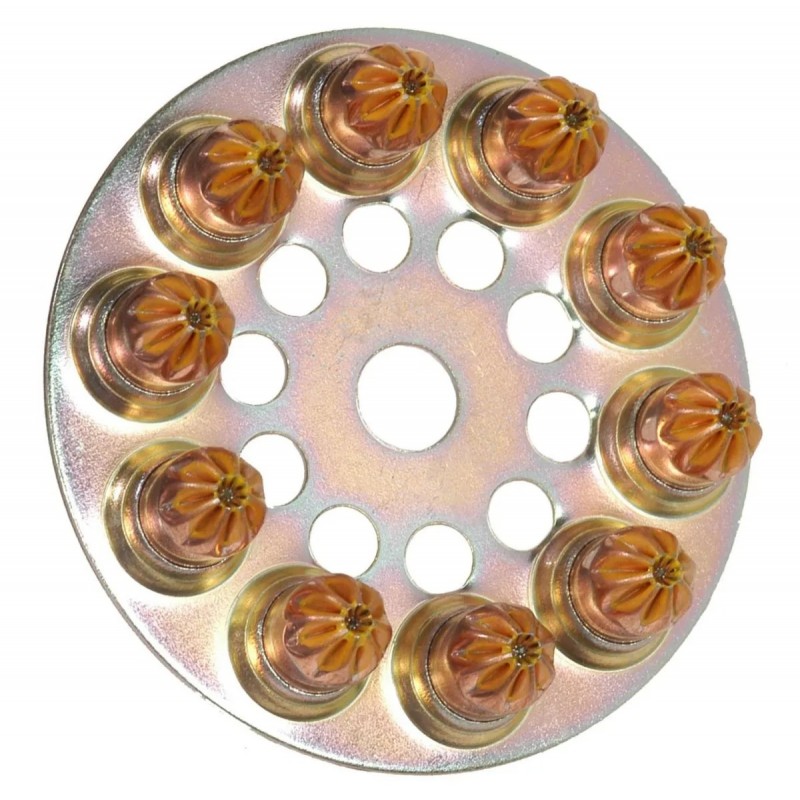 Disque de 10 Charges à Poudre SPIT Cartouche 6.3/10 Jaune pour Cloueur P560 - 031700