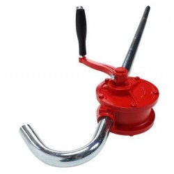 Pompe Manuelle Rotative en Acier pour Fûts Débit 0,35L par Rotation