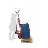Diable pour Fûts FIMM Modèle Dépalettiseur Charge 350kg avec Roues Caoutchouc - 840000233-A434314
