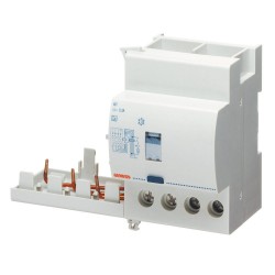 Bloc Différentiel Adaptable GEWISS Pour Disjoncteur MT-4P 25A Type AC Instantané Idn0,03a 3,5 Modules - GW94422