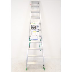 Escabeau Echelle Double Accès FACAL 2x10 Marches en Aluminium - D-10