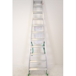 Escabeau Echelle Double Accès FACAL 2x10 Marches en Aluminium