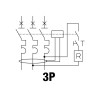 Disjoncteur Magnétothermique Différentiel GEWISS Compact MDC60 3P Courbe C 16A 6000A-6kA/400V 3 Modules - GW94147