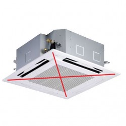 Unité Intérieure Cassette de Climatisation Réversible 12kW TOSHIBA Inverter 4 Voies 840x840 DI-SDI - RAV-RM1401UTP-E
