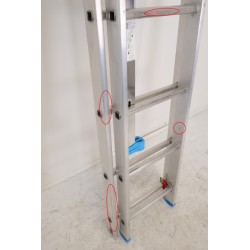 Échelle Coulisse à Main TUBESCA Starline 2 Plans 2x8 Marches