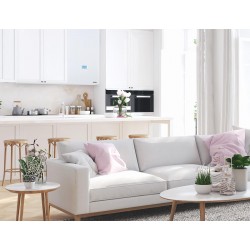 Chaudière Murale Gaz à Condensation 20kW FRISQUET Hydroconfort Visio avec Eau Chaude Sanitaire - A4AJ20160