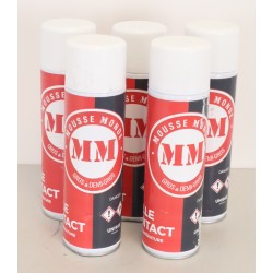 Bombes Aérosol de Colle Contact Haute Température Néoprène MOUSSE MONDE en Spray de 500ml  - MMHT