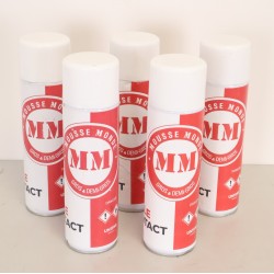 Lot de 5 Bombes Aérosol de Colle Contact Néoprène MOUSSE MONDE en Spray de 500ml  - LYMSPR500