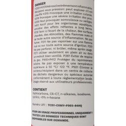 Lot de 5 Bombes Aérosol de Colle Contact Néoprène MOUSSE MONDE en Spray de 500ml  - LYMSPR500