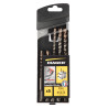 Coffret de 5 Forets Béton DIAGER Booster Plus Ø6-8x110mm Ø6-8-10x160mm 3 Taillants pour Perforateur - 104B