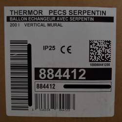 Ballon Préparateur Eau Chaude Sanitaire à Échangeur Serpentin 200L THERMOR 884412