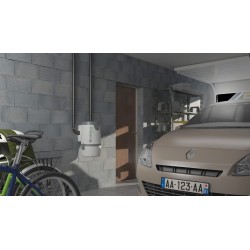 Centrale d'Aspiration Sans Sac 1300W ALDES C.Axpir Initia Cuve de 14L - 11071419