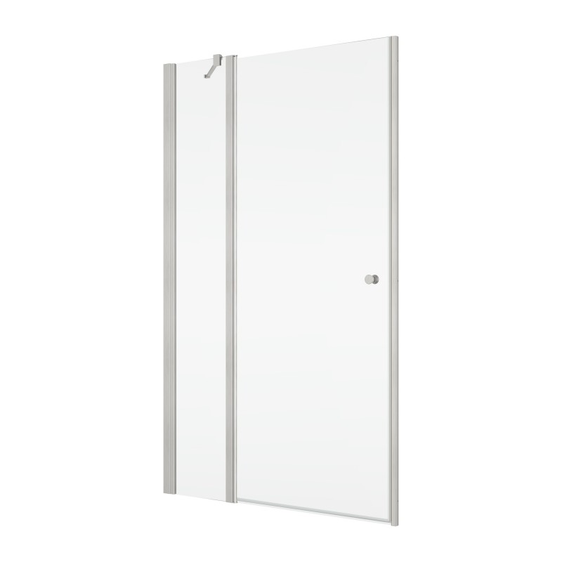 Porte de Douche RONAL Solino avec Partie Fixe en Ligne Verre Transparent - SOL13SM15007