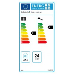Chaudière Murale Gaz à Condensation 24kW DE DIETRICH HP121 PMC-S 24/28 MI - 7716356