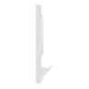 Lot de 4 Plaques de Finition avec Crochet Multi-Usage SCHNEIDER Odace Styl Pratic 1 Poste Blanc - S520722