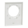 Lot de 4 Plaques de Finition avec Crochet Multi-Usage SCHNEIDER Odace Styl Pratic 1 Poste Blanc - S520722