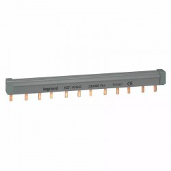 Peigne d'Alimentation Tripolaire LEGRAND HX3 3P pour Bornes à Vis Longueur 12 Modules 4 Appareils - 404942