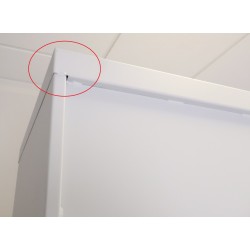 Armoire Forte ACIAL Serenity 2 Portes Serrures Électronique 1980x100x665 Gris