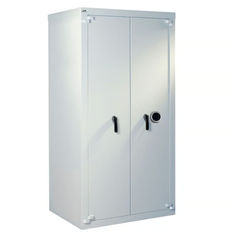 Armoire Forte ACIAL Serenity 2 Portes Serrures Électronique 1980x100x665 Gris - C95SE - NEUVE Déclassée