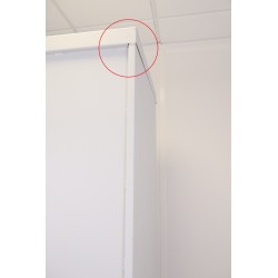 Armoire Forte ACIAL Serenity 2 Portes Serrures 1980x100x665 Gris - C95SE - NEUVE Déclassée