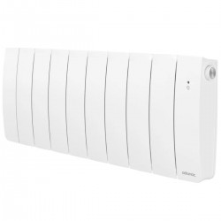 Radiateur Électrique à Inertie Fluide 1500W ATLANTIC Galapagos Connecté Horizontal Blanc - 500615 - NEUF Déclassé