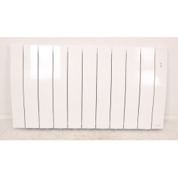 Radiateur Électrique à Inertie Fluide 1500W ATLANTIC Galapagos Connecté Horizontal Blanc